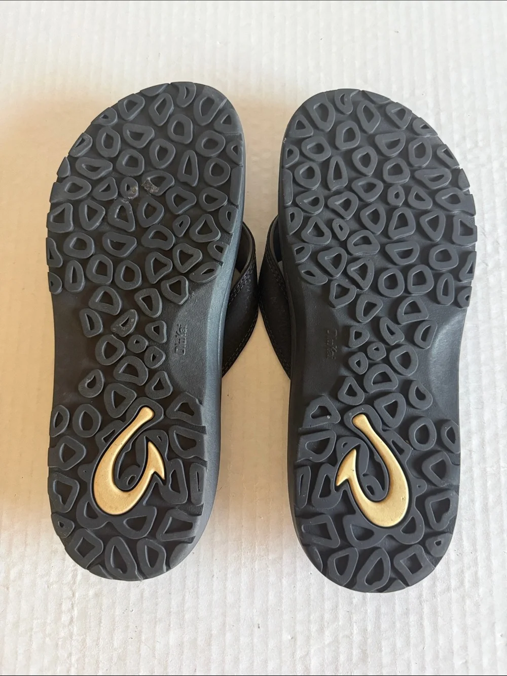 Olukai Men’s Black Ohana Flip Flop Sandals